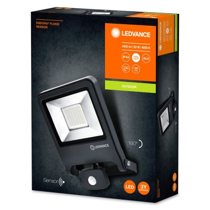 Ledvance - LED-Reflektor mit Sensor ENDURA LED/50W/230V IP44