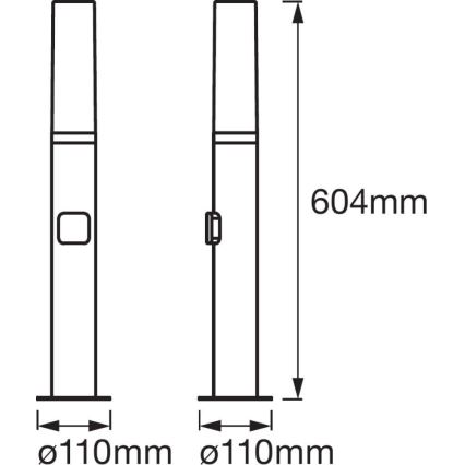 Ledvance - LED-RGB-Außenleuchte SMART+ FLARE LED/7,5W/230V IP44 Wi-Fi