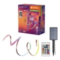 Ledvance - LED RGB dimmbarer Solar-LED-Streifen FLEX MAGIC 3m LED/1,2W/3,7V 2000 mAh IP44 + Fernbedienung