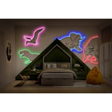 Ledvance - LED RGB dimmbarer Streifen FLEX 5m LED/10W/230V + Fernbedienung