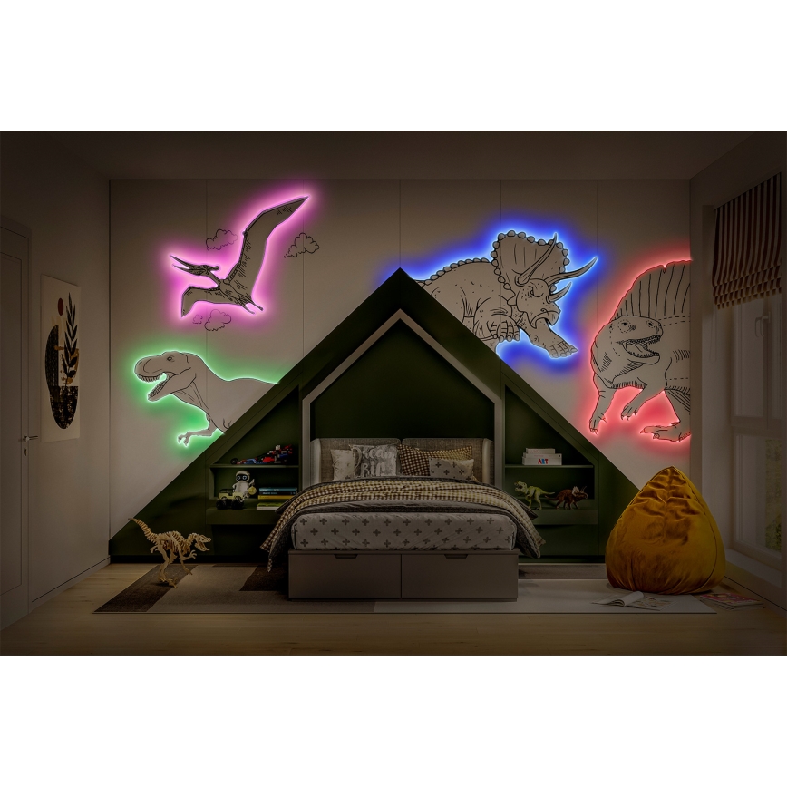 Ledvance - LED RGB dimmbarer Streifen FLEX 5m LED/10W/230V + Fernbedienung