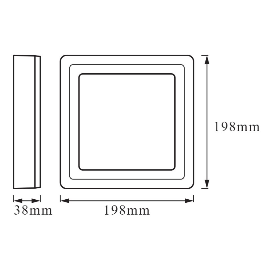 Ledvance - LED RGB dimmbare Deckenleuchte LED/19W/230V + Fernbedienung
