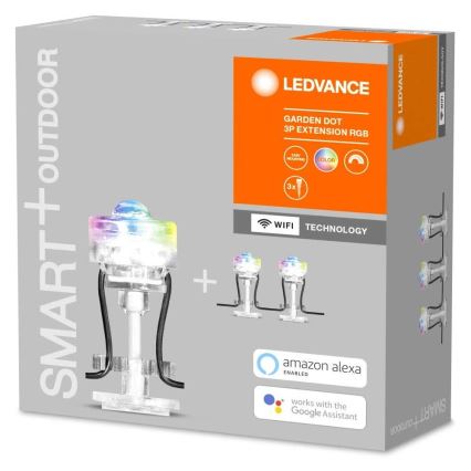 Ledvance - LED-RGB-Erweiterungsset für den Außenbereich SMART+ DOT 3xLED/0,7W/230V IP65 Wi-Fi