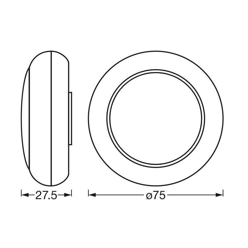 Ledvance - LED RGB Touch Orientierungslicht DOT-IT LED/0,2W/4,5V