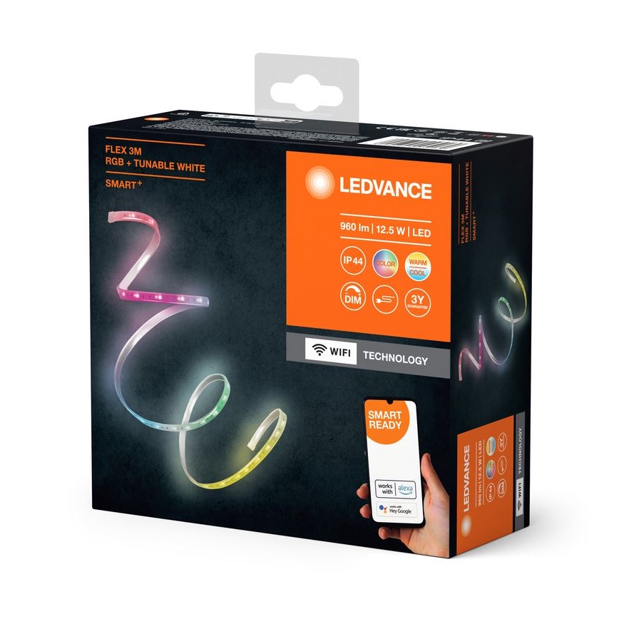 Ledvance - LED RGB+TW Dimmbarer Outdoor-Streifen FLEX 3m LED/12,5W/230V 2700-6500K IP44 Wi-Fi