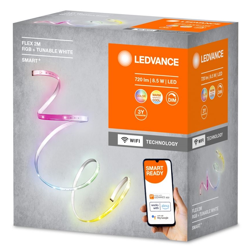 Ledvance - LED RGB+TW Dimmbarer Streifen SMART+ FLEX 2m LED/8,5W/230V Wi-Fi