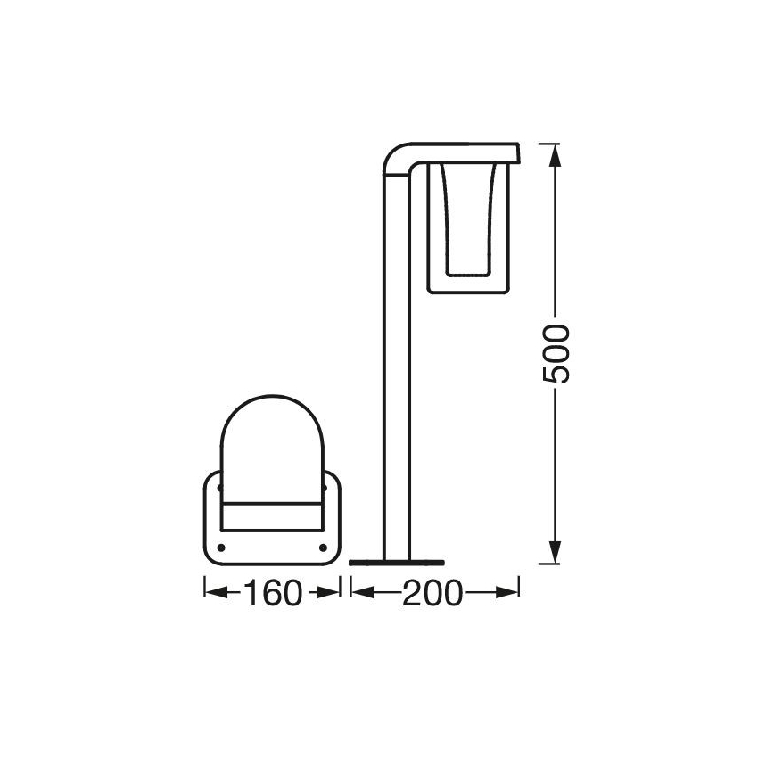 Ledvance - LED RGBW Dimmbare Außenlampe CASCADE LED/10W/230V IP44 Wi-Fi