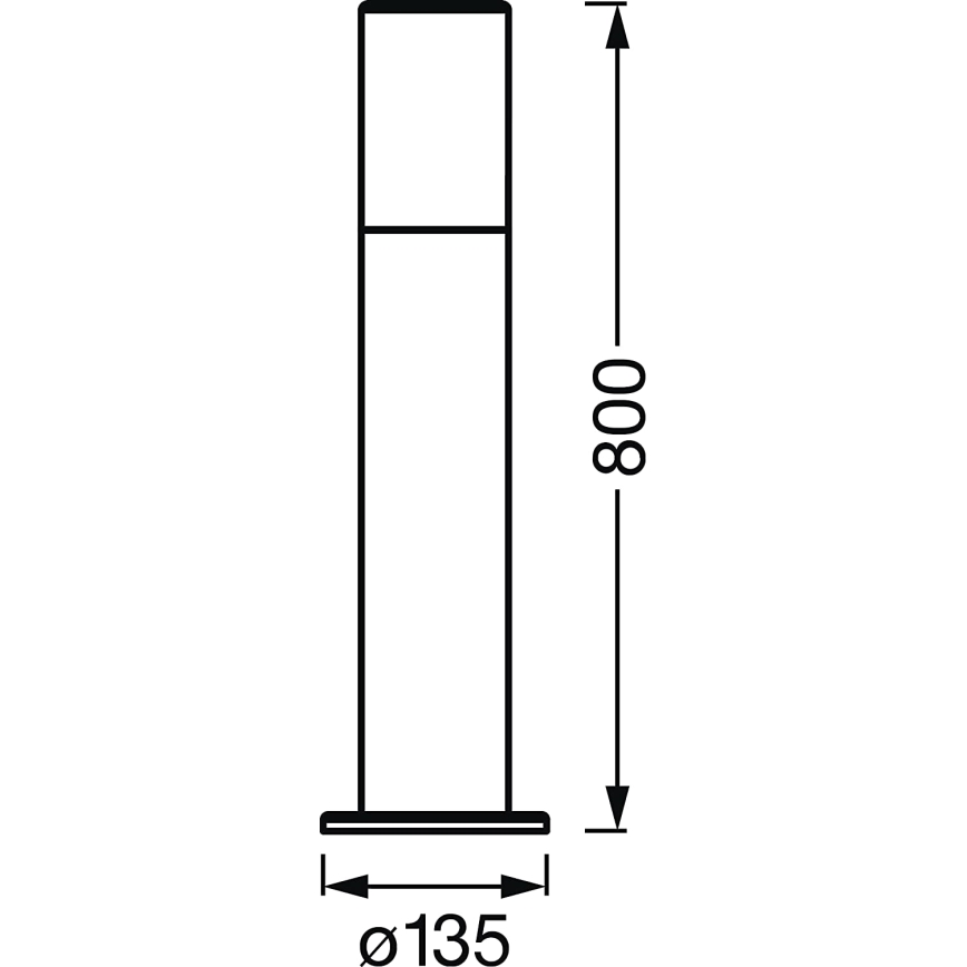Ledvance - LED RGBW Dimmbare Außenlampe SMART+ PIPE LED/10W/230V Wi-Fi IP44