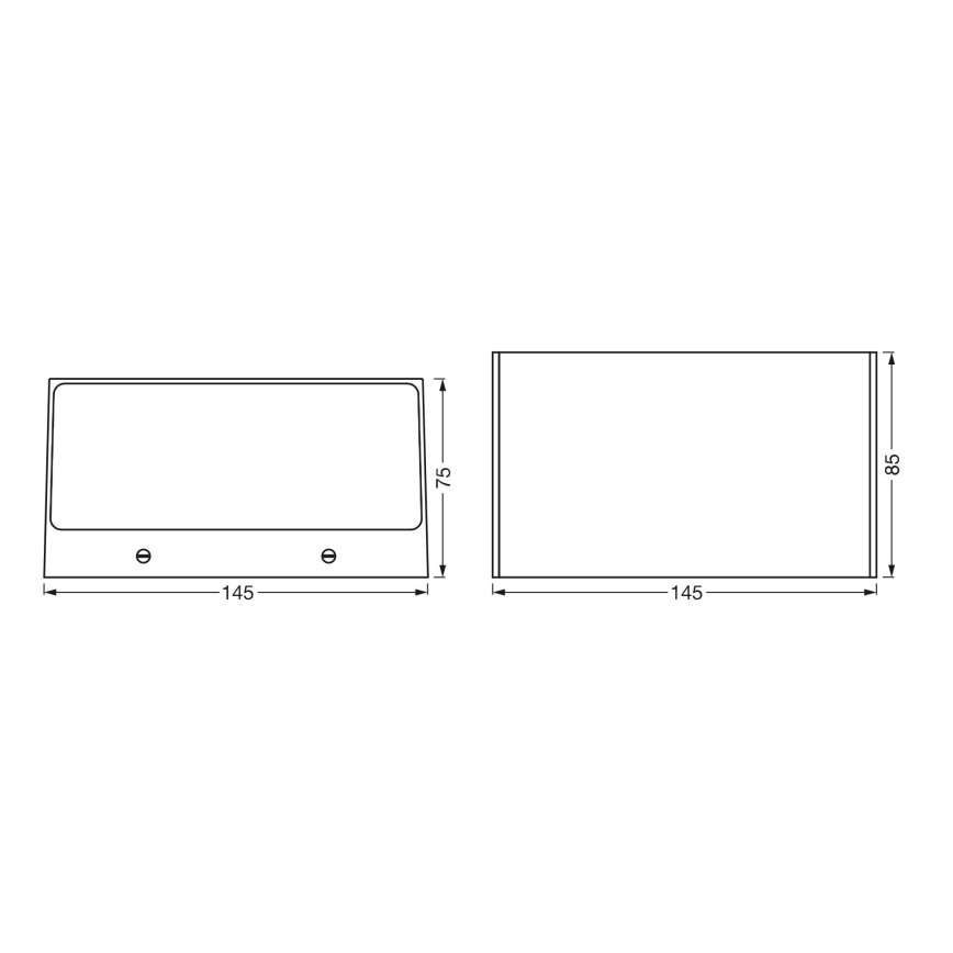 Ledvance - LED RGBW Dimmbare Außenwandleuchte SMART+ BRICK LED/14W/230V Wi-Fi IP44