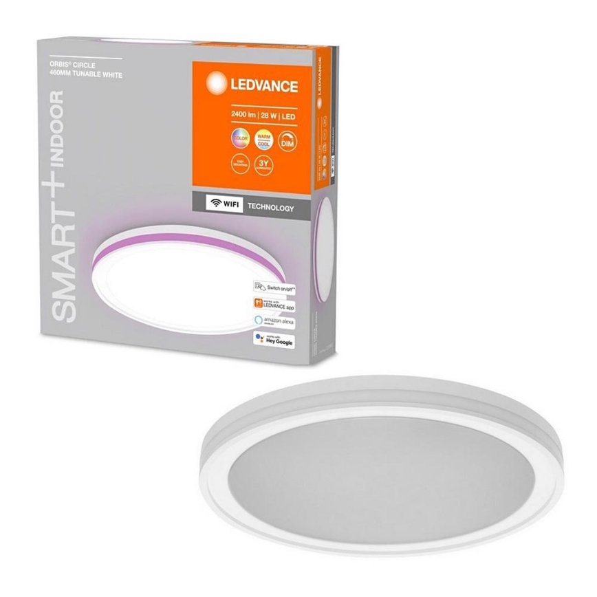 Ledvance - LED RGBW Dimmbare Deckenleuchte SMART+ CIRCLE LED/28W/230V 3000-6500K Wi-Fi