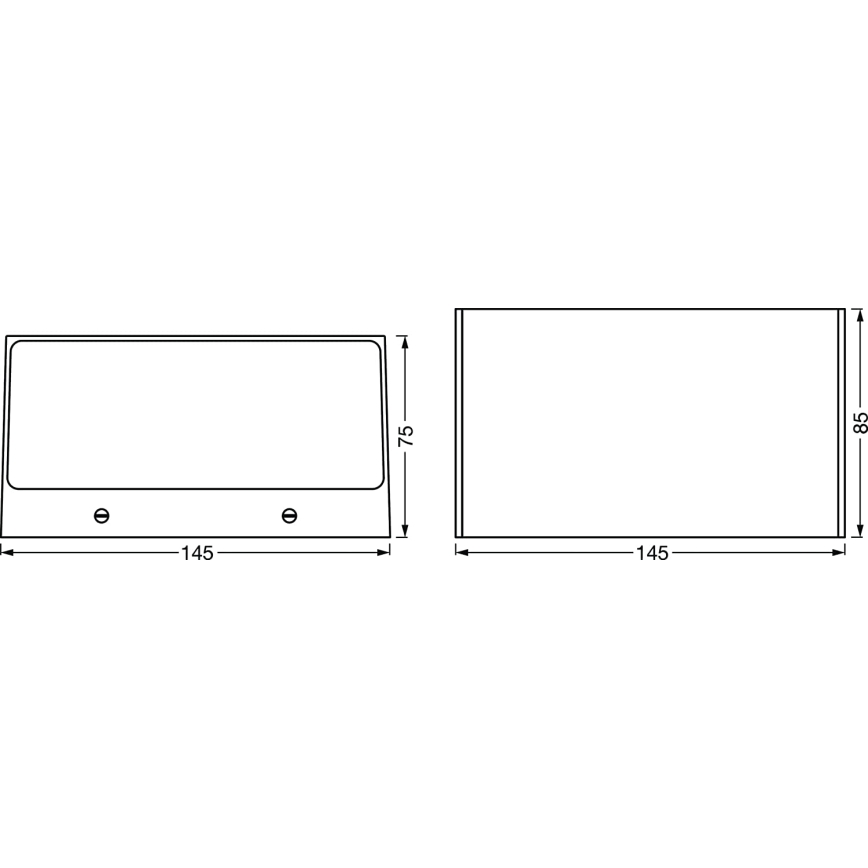 Ledvance - LED RGBW Dimmbare Außenwandleuchte SMART+ BRICK LED/14W/230V Wi-Fi IP44