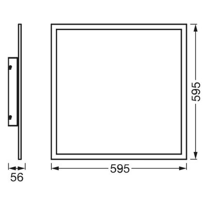 Ledvance - LED RGBW Dimmbares Panel SMART+ PLANON LED/40W/230V 3000-6500K Wi-Fi + Fernbedienung