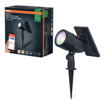 Ledvance - LED RGBW dimmbare Solarlampe SMART+ SOLAR LED/0,6W/3,7V 2000 mAh 3000-6500K IP44