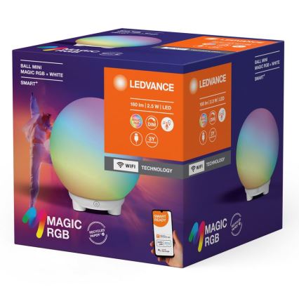 Ledvance - LED RGBW dimmbare Tischleuchte SMART+ MAGIC LED/2,5W/5V 2200-6500K Wi-Fi
