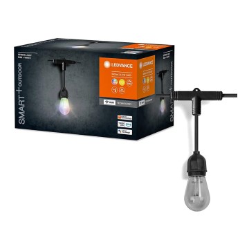 Ledvance - LED RGBW dimmbarer Außen-Lichterkette SMART+ STRING 12xLED/0,37W/230V IP44 Wi-Fi