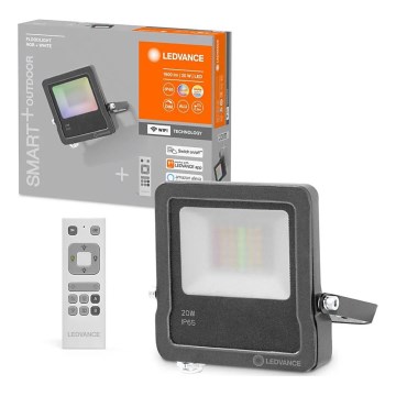 Ledvance - LED-RGBW-Strahler FLOODLIGHT LED/20W/230V 3000K IP65 Wi-Fi + Fernbedienung