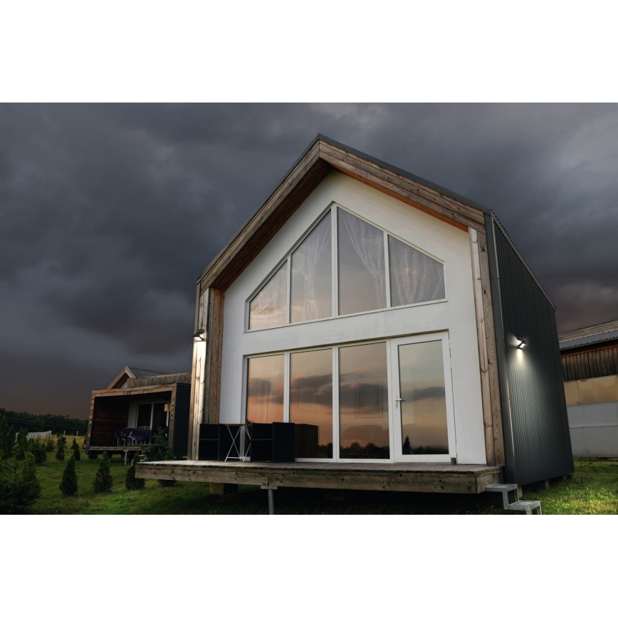 Ledvance - LED-Solarwandleuchte mit Sensor SCHMETTERLING LED/8W/3,7V 2000 mAh IP65