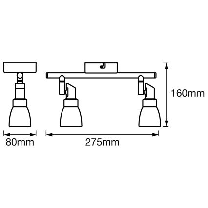 Ledvance - LED Spotlight SPOT 2xG9/2W/230V