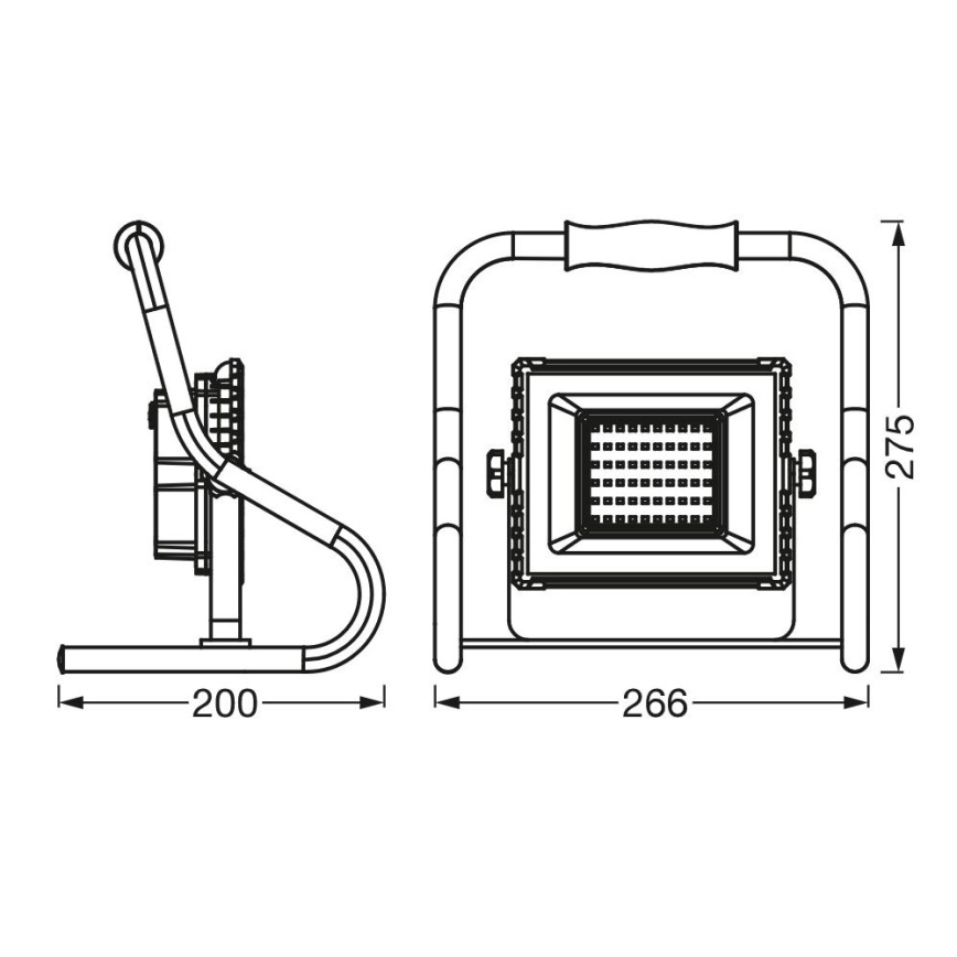 Ledvance - LED-Strahler R-STAND LED/20W/5V 2200 mAh IP44
