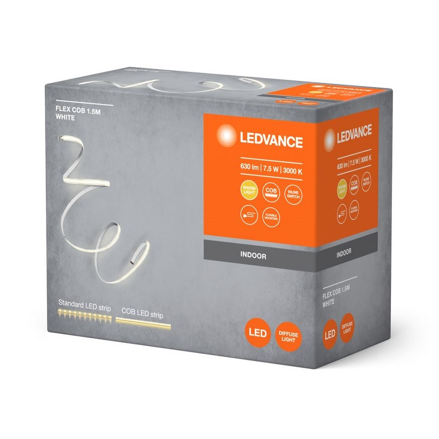 Ledvance - LED-Streifen FLEX COB 1,5m LED/7,5W/230V