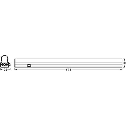 Ledvance - LED Unterbauleuchte mit Sensor BATTEN LED/8W/230V 60 cm
