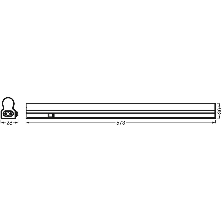 Ledvance - LED Unterbauleuchte mit Sensor BATTEN LED/8W/230V 60 cm