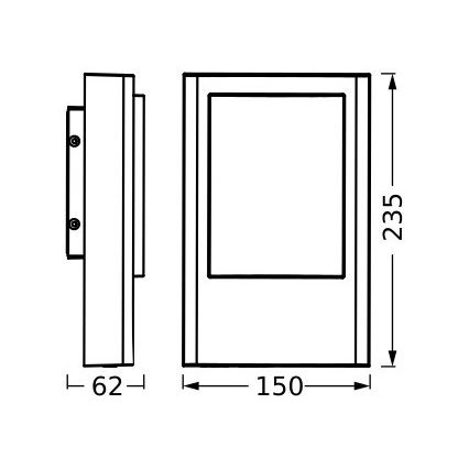 Ledvance - LED-Wandleuchte für den Außenbereich ENDURA STYLE LED/12,5W/230V IP44