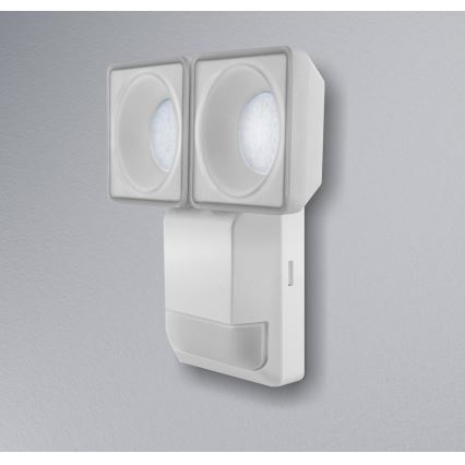 Ledvance - LED-Wandleuchte für den Außenbereich mit Sensor SPOT 2xLED/8W/230V IP55