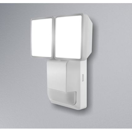 Ledvance - LED-Wandleuchte für den Außenbereich mit Sensor SPOT 2xLED/8W/230V IP55