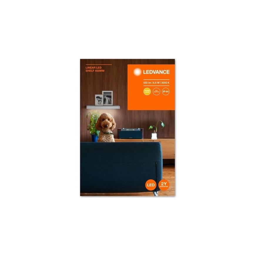 Ledvance - LED-Leuchte LINEAR LED/6,5W/230V 40 cm IP44 für die Wandmontage