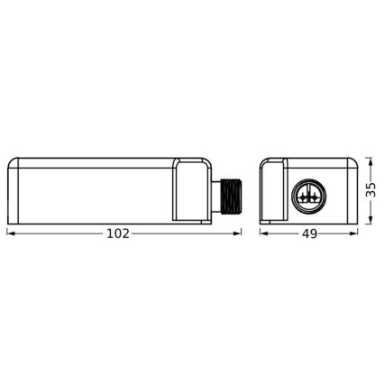 Ledvance - Outdoor-Netzteil ENDURA 24W/12V IP67