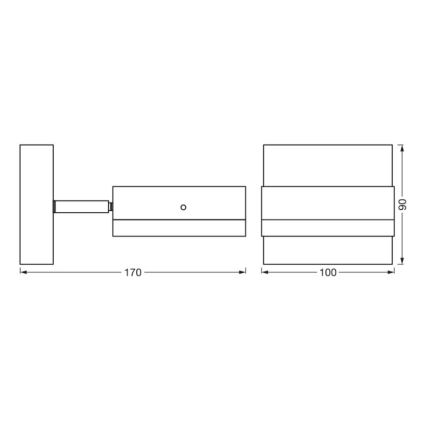 Ledvance - Outdoor-Wandleuchte ENDURA CLASSIC 1xGX53/12W/230V IP44