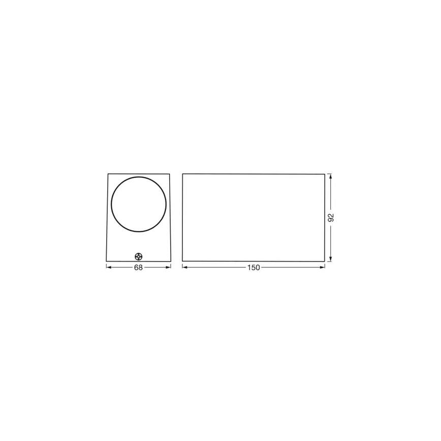 Ledvance - Outdoor-Wandleuchte ENDURA CLASSIC 2xGU10/35W/230V IP44