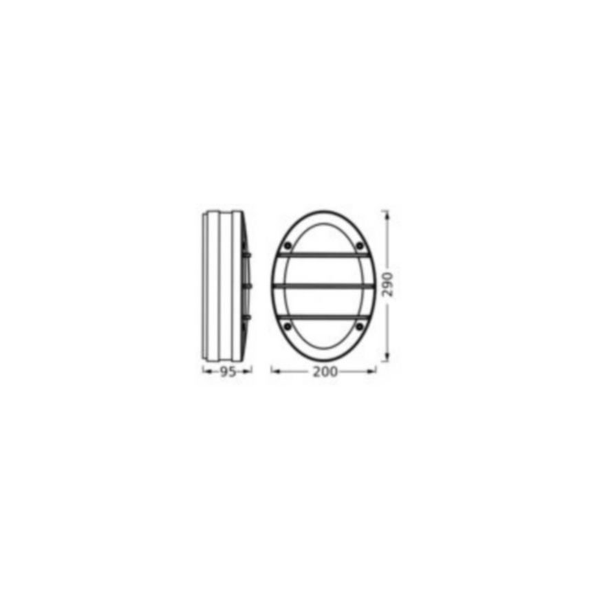 Ledvance - Outdoor-Wandleuchte ORBICK 2xE27/18W/230V IP65