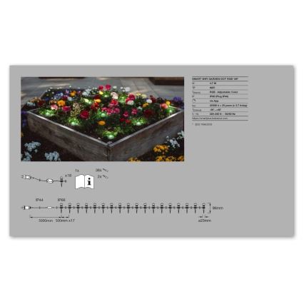 Ledvance - LED RGB Außen-Dekorationsleuchte SMART+ DOT 18xLED/4W/230V IP65 Wi-Fi