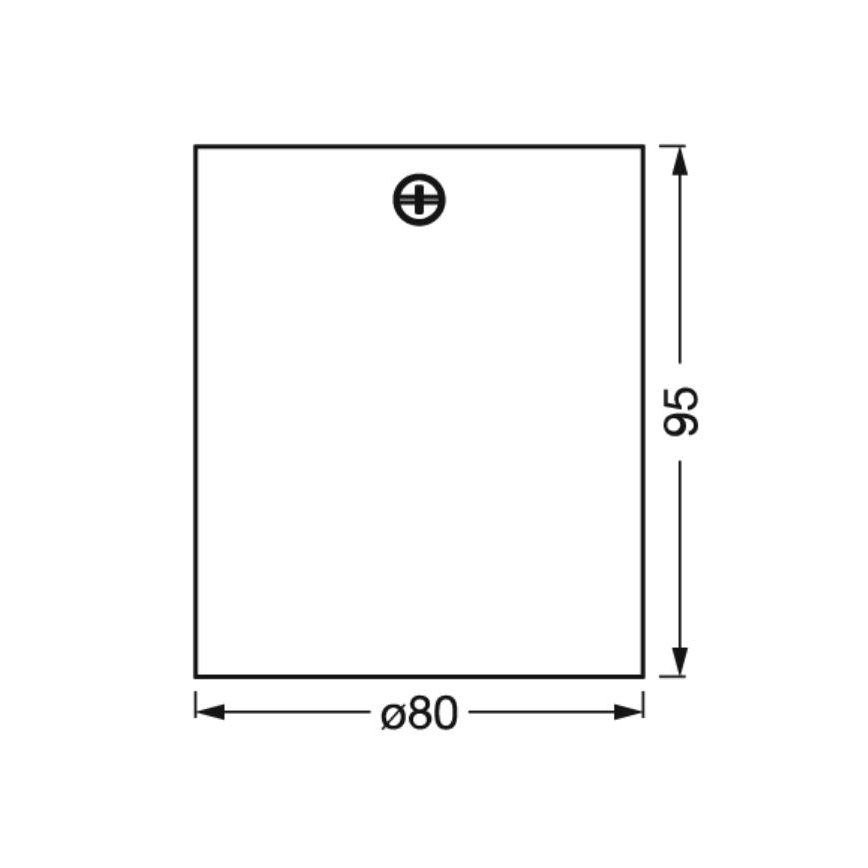 Ledvance - Strahler SPOT 1xGU10/7W/230V schwarz