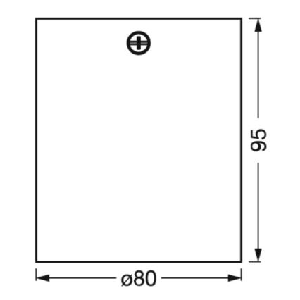 Ledvance - Strahler SPOT 1xGU10/7W/230V weiß