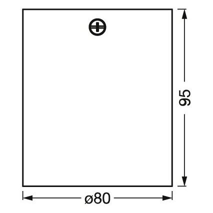 Ledvance - Strahler SPOT 1xGU10/7W/230V weiß