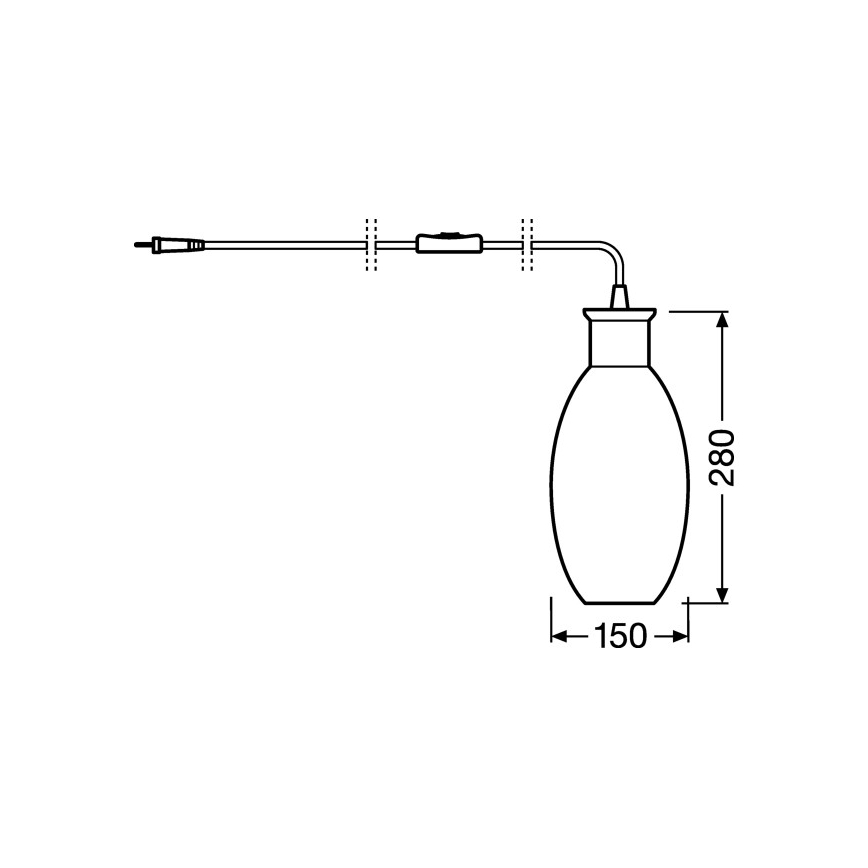 Ledvance - Tischlampe GRAPE 1xE27/40W/230V rosa