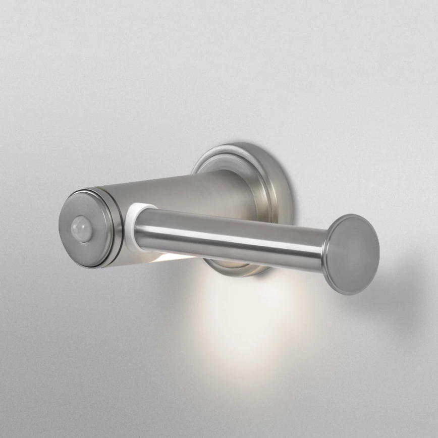 Ledvance - Toilettenpapierhalter mit LED-Hintergrundbeleuchtung 3xAAA IP44
