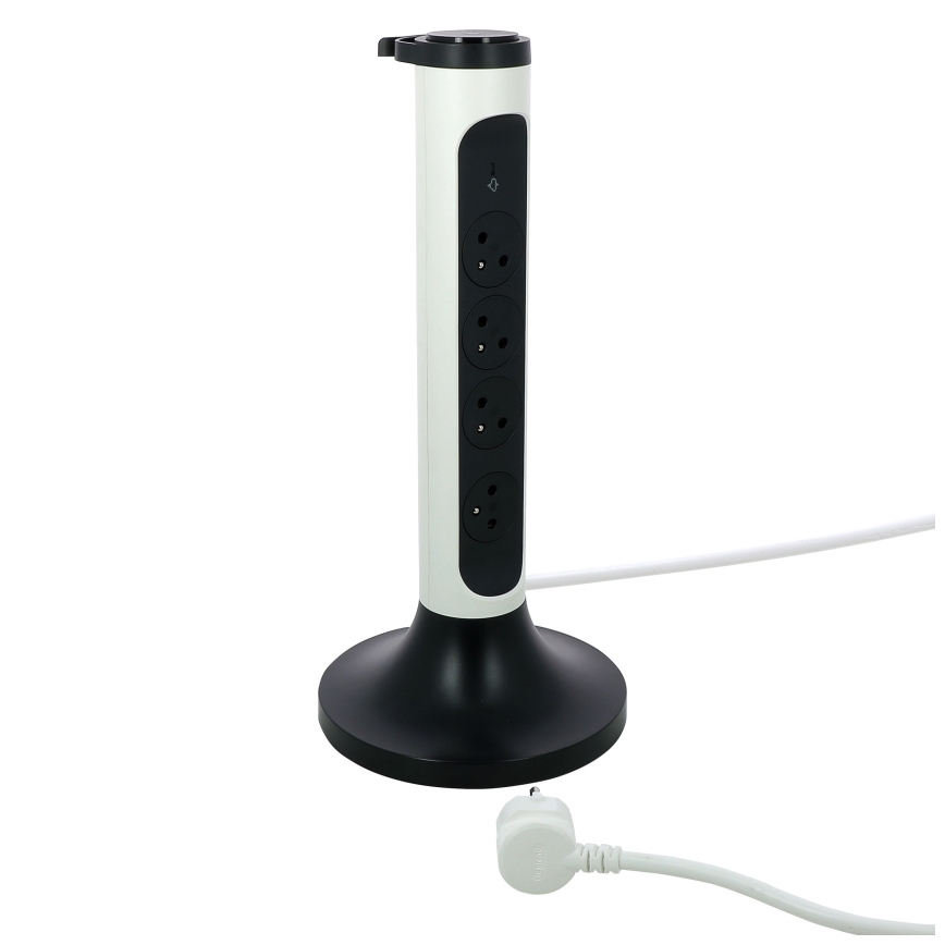 Legrand 049410 - Steckdosensäule 230V/16A, 4x2P+T 2m
