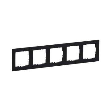 Legrand - 5-fach-Rahmen SUNO schwarz
