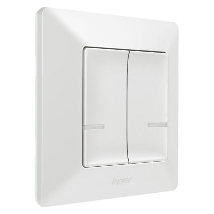 Legrand 752187- Intelligenter drahtloser 2-Tasten-Schalter VALENA 1xCR2032 Wi-Fi IP40