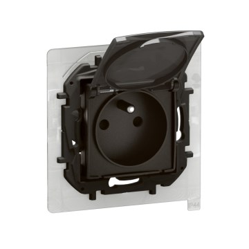 Legrand - Außensteckdose für den Hausgebrauch ohne Rahmen NILOE 250V IP44 schwarz