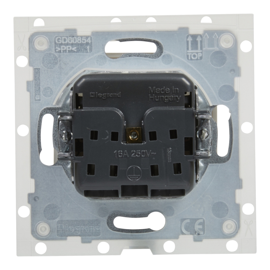 Legrand - Außensteckdose für den Hausgebrauch ohne Rahmen NILOE STEP 250V IP44 weiß