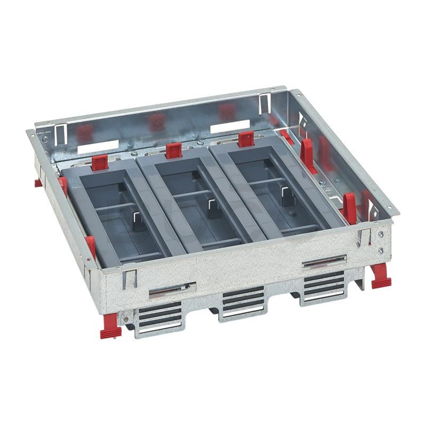 LEGRAND - Bodenbox für Doppelböden 24 Module (12 Geräte 45x45)