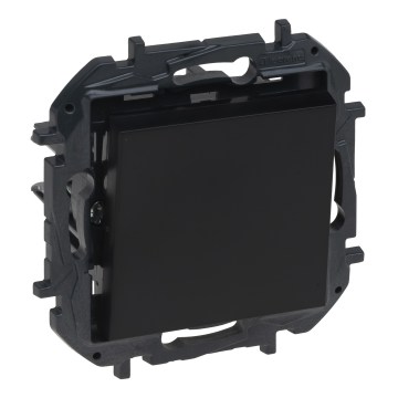 Legrand - Einpoliger Taster 1/0 rahmenlos NILOE STEP schwarz
