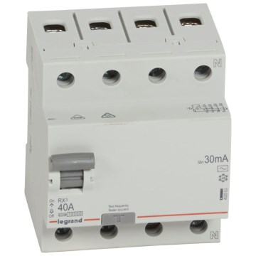 Legrand - Fehlerstromschutzschalter 4-polig RX3 4P 40 A 30 mA AC