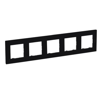 Legrand - Fünffach-Rahmen NILOE STEP schwarz