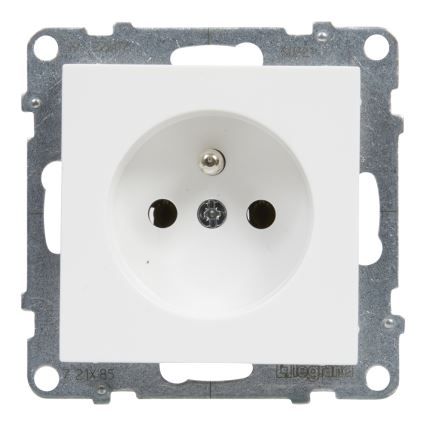 Legrand - Haushaltssteckdose ohne Rahmen SUNO 250V weiß